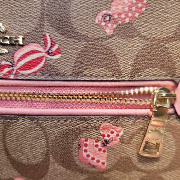 Coach Rowan C1392 Rare Candy Pattern Pouch Bag - Picture 5 of 6